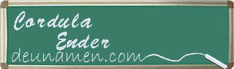 Cordula Ender Visitenkarte